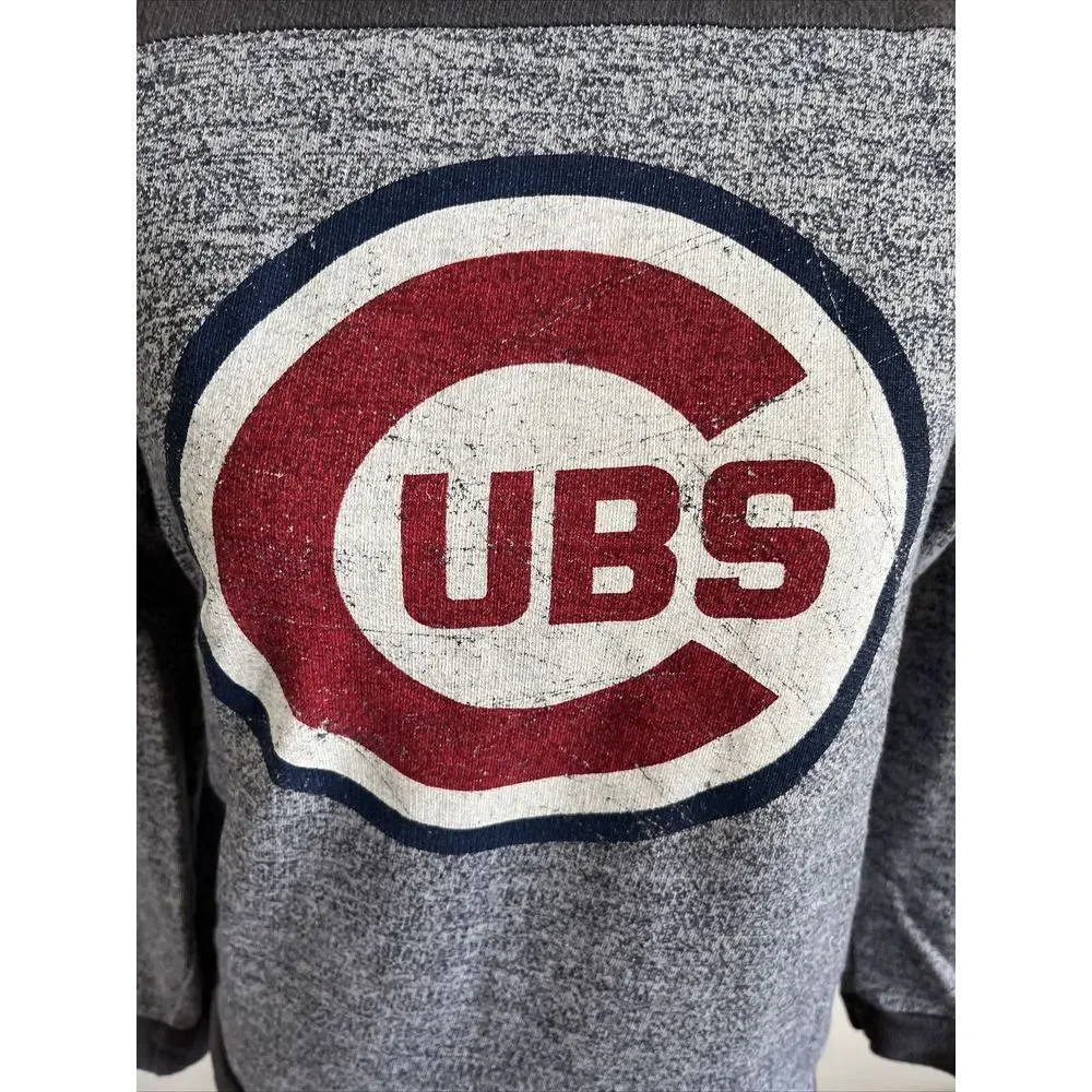 Cooperstown Collection Red Jacket‎ Sweatshirt Chicago Cubs Crew Neck MLB SMALL